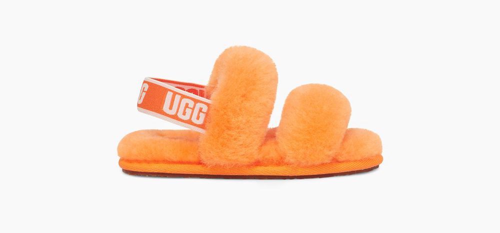 Ugg Slippers Canada - Ugg Kids' Oh Yeah Orange